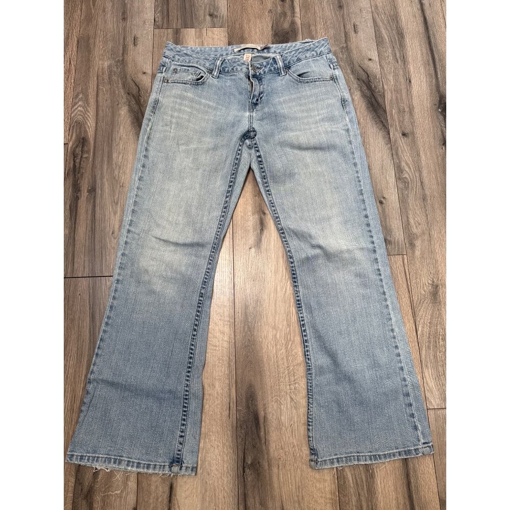Aeropostale VTG Womens Riley Skinny Flare Jeans Size 9/10 Short 99% Cotton